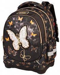 Šolska torba Target Superlight Petit Gold Butterfly