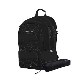Šolski nahrbtnik OXYBAG Oxy Sport Font White + peresnica