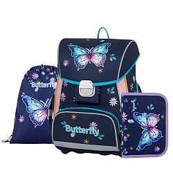 3-delni šolski set za prvošolčke Oxybag ABC One Butterfly