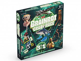 Družabna igra Brainrot Crazy Race