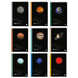 Zvezek A4 črte Elisa Planeti 54L