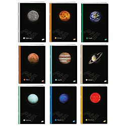 Zvezek A4 1cm karo Elisa Planeti 54L