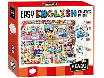 Didaktična igra Headu Montessori Moje prve angleške besede - Hiša