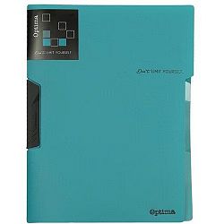 Mapa Clip A4 s pregradami Optima Petrolej