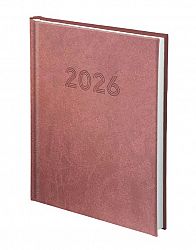 Rokovnik B5 z datumom 2026 Flora Roza