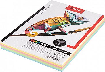 Barvni papir Optima A4 80g Pastel Mix 250/1