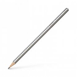 Svinčnik Faber-Castell Grip Sparkle Pearl srebrn B