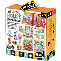Didaktična igra Headu Montessori Sestavljanka - Moja mala hiša