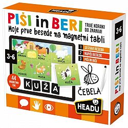 Didaktična igra Headu Montessori Slovenska abeceda - Piši in beri