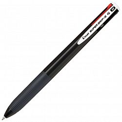 Štiribarvni kemični svinčnik Pilot Super Grip G4 črn