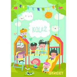 Kolaž papir A4 20L Street Junior