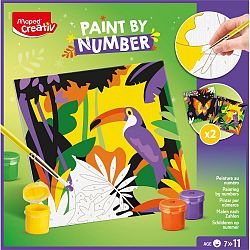 Kreativni set Maped barvanje po številkah Papiga