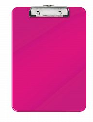 Podloga s sponko A4 Leitz WOW clipboard roza