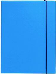 Mapa škatla z elastiko A4 Optima 3 cm modra