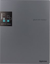 Mapa z vložnimi mapami A4 Optima Office Siva 20/1