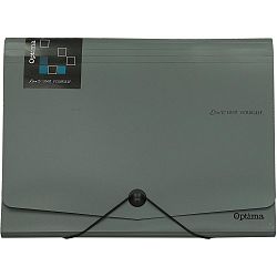 Mapa za dokumente A4 12P Optima Office Siva