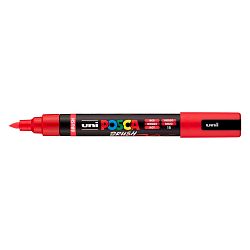 Marker Posca Brush PC-5BR Rdeč