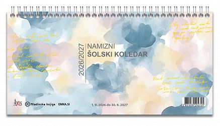 Šolski namizni koledar 2026/2027 Kaj dogaja Zapis