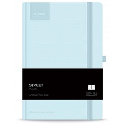 Notes z elastiko A5 Street pastelno moder