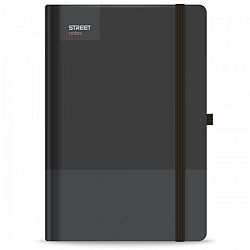 Notes z elastiko B5 Street Casual črn 96L