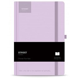 Notes z elastiko A5 Street pastelno vijoličen