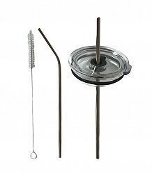 Straw Lid pokrov za slamico + 2x slamica Snow Monkey