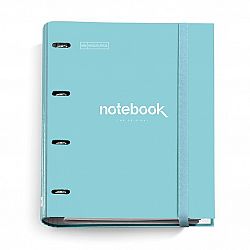 Rinčna mapa z blokom A4 Miquelrius svetlo modra