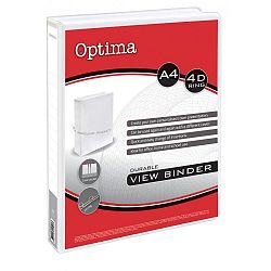 Rinčna mapa A4 za prezentacije Optima 4 D-rinke 25 mm