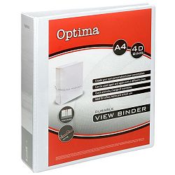 Rinčna mapa A4 za prezentacije Optima 4 D-rinke 50 mm