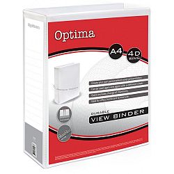 Rinčna mapa A4 za prezentacije Optima 4 D-rinke 75 mm