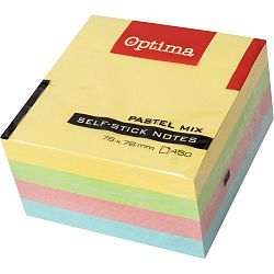 Samolepilna kocka Optima Pastel 76x76mm