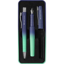 Darilni set Faber-Castell Polly FP + BP Buzzing Blue