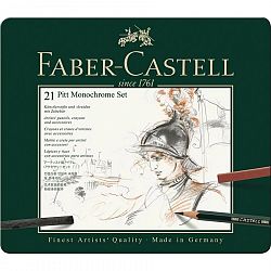 Set grafitnih svinčnikov Faber-Castell Pitt Monochrome 21/1