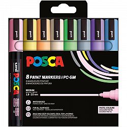 Set markerjev Posca PC-5M 8/1 Pastelne barve