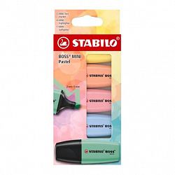 Označevalec teksta Stabilo Boss Mini Pastel set 5/1