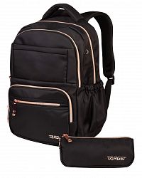 Set nahrbtnik in peresnica Target Glammer Deep Black 2/1