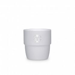 Izolirana skodelica za espresso Snow Monkey 80 ml Oblačno bela