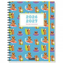 Šolski rokovnik 2026/2027 Učila Kapibare