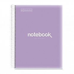 Spiralni zvezek A4 črte Miquelrius vijolčen PP