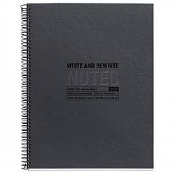 Spiralni zvezek A4 črte Miquelrius eko črn