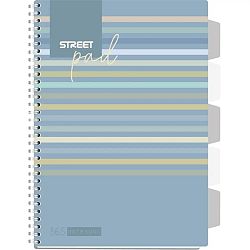 Spiralni blok A4 karo S.PAD Lines s pregradami