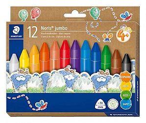 Voščenke Noris Club Jumpo trikotne 12/1