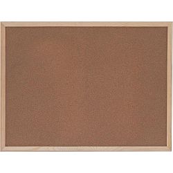 Tabla iz plute z lesenim okvirjem Optima 90x120 cm