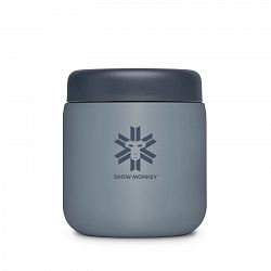 Termo posoda Snow Monkey Foodie Midi 0.48 L Sivo modra