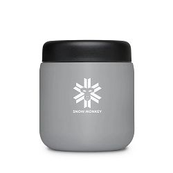 Termo posoda Snow Monkey Foodie Midi 0.48 L Svetlo siva