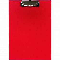 Podloga s sponko karton A4 Optima Rdeča