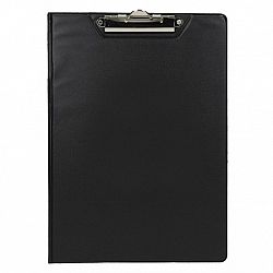 Podloga s sponko A4 Optima Črna