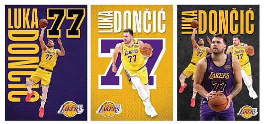 Zvezek A4 karo Street Luka Dončić 54L