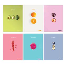 Zvezek A5 črtasti Street Fresh Fruit 52L