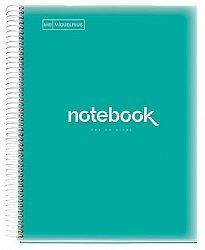 Spiralni zvezek A4 karo Miquelrius turkizen